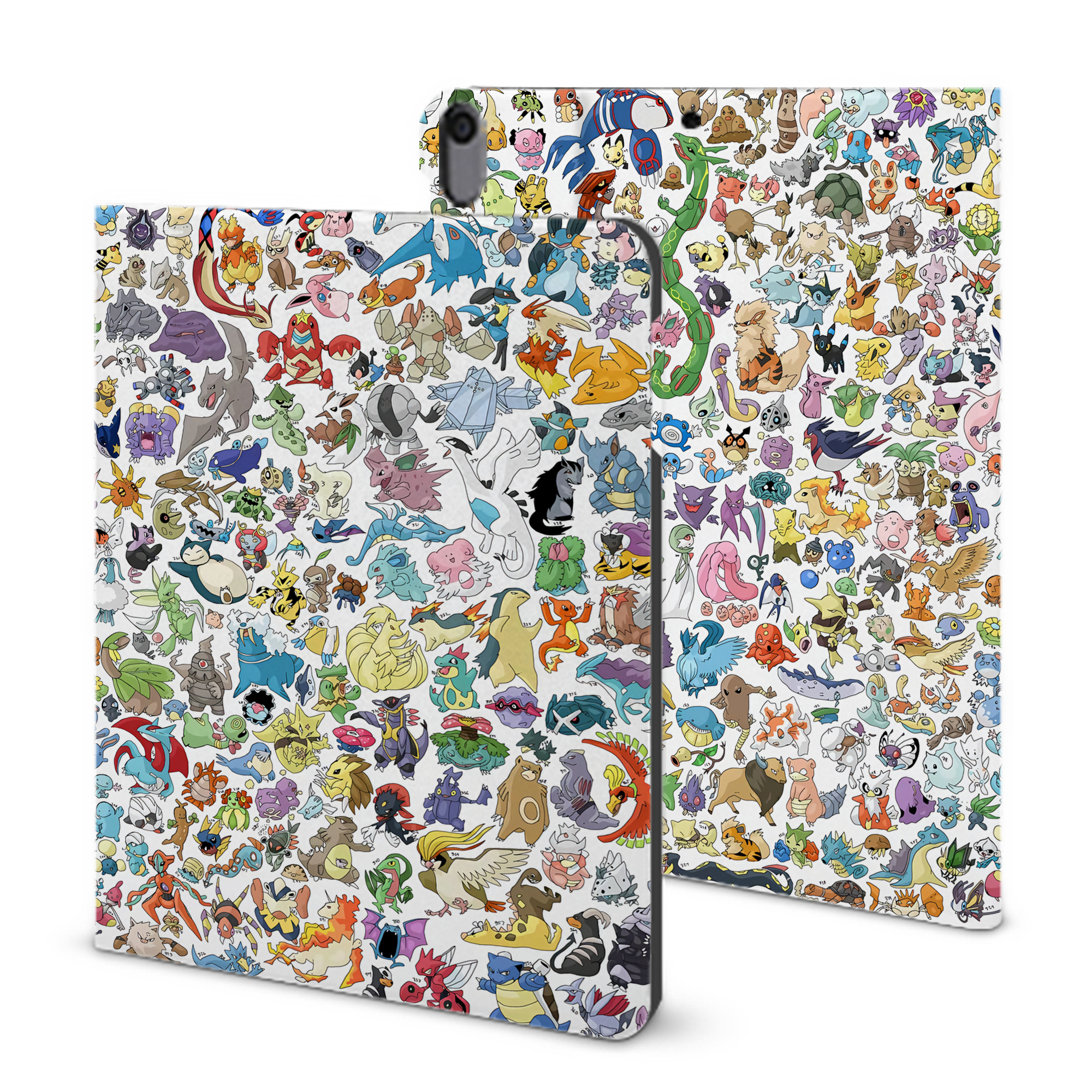 （画像用） ポケットモンスター Pokémon IPad ケース ブック型 PUレザー TPU 耐衝撃 軽量 薄型 ペン収納なし 全面保護 IPad 各モデル対応